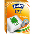 Swirl® S 71 MicroPor® Plus Green Staubsaugerbeutel Vorteilspack für Siemens/Bosch