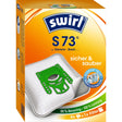 Swirl® S 73 MicroPor® Plus Green Staubsaugerbeutel Vorteilspack für Siemens/Bosch