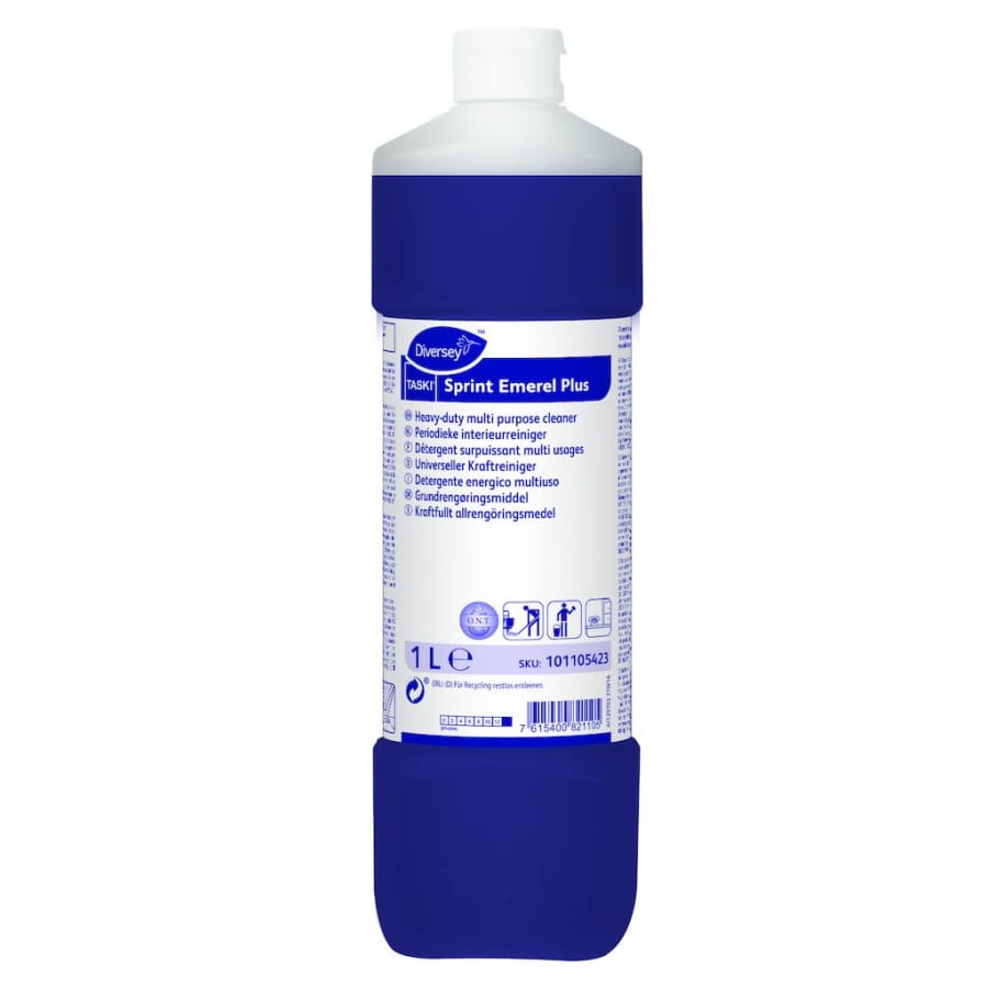 TASKI Sprint Emerel Plus Universalreiniger 1000 ml - Flasche (1 Karton = 6 Flaschen)