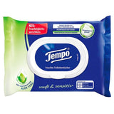 Tempo Feuchtes Toilettenpapier sanft & sensitiv Duft: Aloe Vera