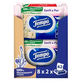 Tempo sanft & pur feuchte Toilettentücher Großpackung