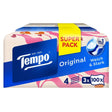 Tempo Taschentuchbox Original, 4-lagig 1 Packung = 3 x 100 Tücher, Designs sortiert