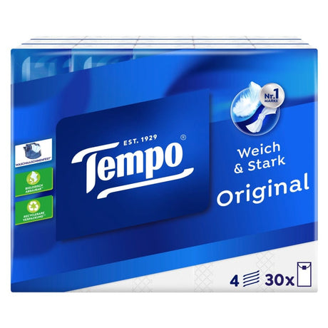 Tempo Taschentücher, samtig weich 1 Packung = 30 x 10 Tücher = 300 Tücher
