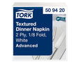 Tork Tischservietten Textured weiß Gastronomie