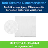 Tork Tischservietten Textured weiß Gastronomie