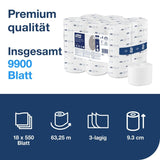 Tork OptiServe Coreless Toilettenpapier hülsenlos 3-lagig weiß