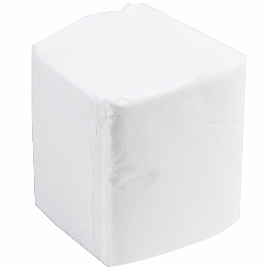 Toilettenpapier, Einzelblätter, 2-lagig, weiss 40× Mit 225 Blatt 9000 Blatt
