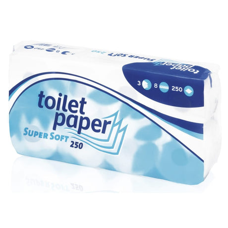 Toilettenpapier Super Soft, 3-lagig, hochweiß factory