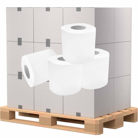 Toilettenpapier, Tissue, 3-lagig, hochweiß 252× 8 X 150 Blatt
