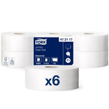 Tork Jumbo Toilettenpapier T1 Universal 2-lagig weiß