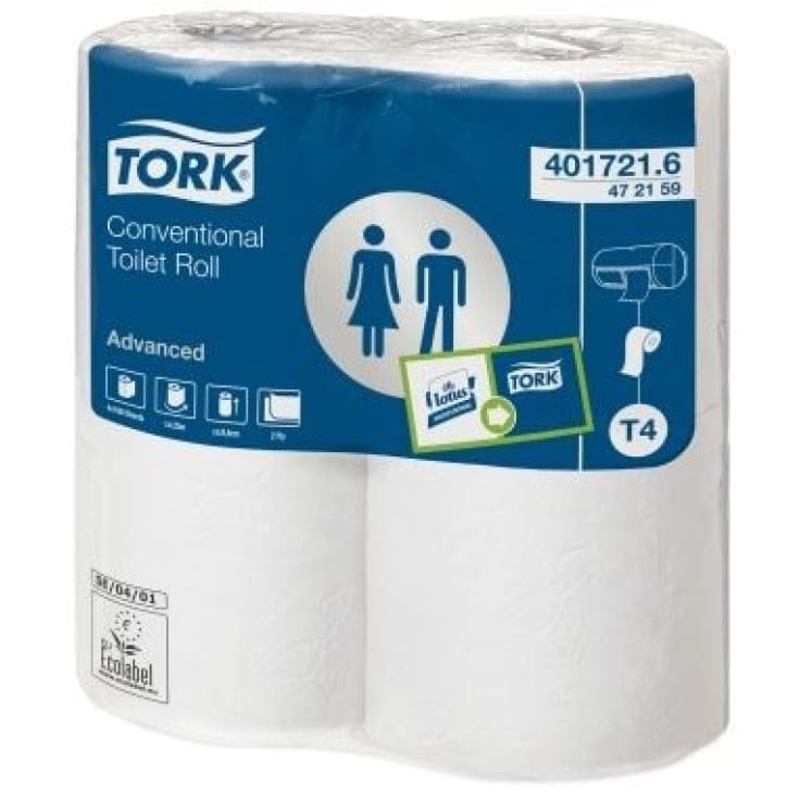 Tork Kleinrollen Toilettenpapier T4 Advanced 2-lagig