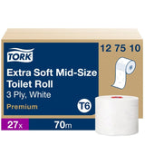 Tork Midi Toilettenpapier T6 Premium 3-lagig weiß