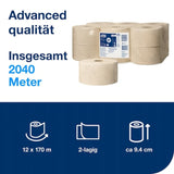 Tork Mini Jumbo Toilettenpapier 2-lagig natur