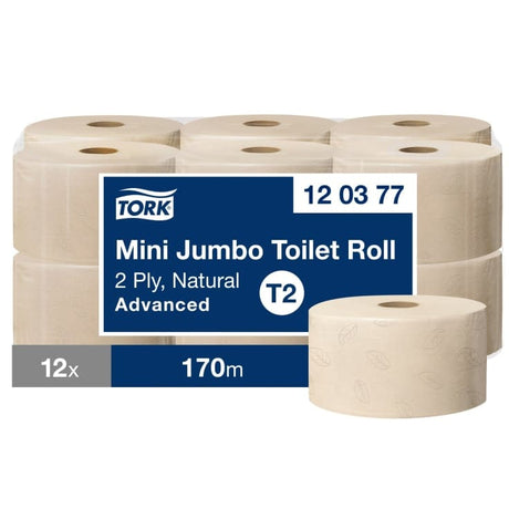 Tork Mini Jumbo Toilettenpapier 2-lagig natur