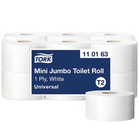 Tork Mini Jumbo Toilettenpapier T2 Advanced einlagig weiß