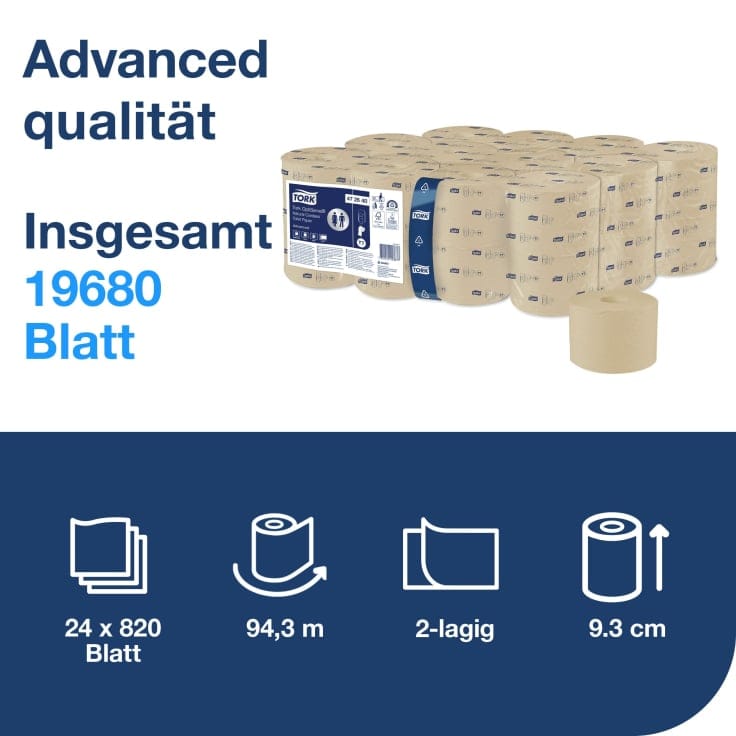 Tork OptiServe Toilettenpapier 2-lagig natur