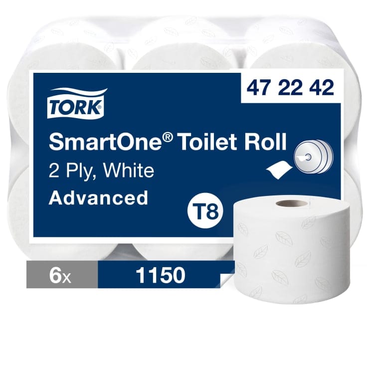 Tork Toilettenpapier SmartOne T8 kompatibel weiß Reinigungsbedarf
