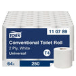 Tork Toilettenpapier T4 Tissue 2-lagig naturweiß Toilettenhygiene