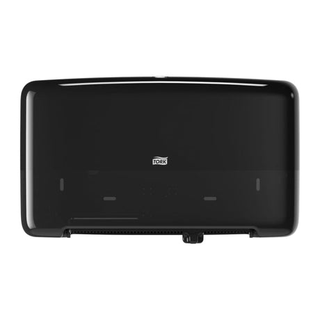 Tork Elevation Doppelrollenspender Mini Jumbo Toilettenpapier schwarz, 432 x 256 x 146 mm