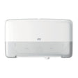 Tork Elevation Doppelrollenspender Mini Jumbo Toilettenpapier weiß, 432 x 256 x 146 mm