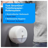 Tork SmartOne Toilettenpapierspender T8 Einzelblattentnahme