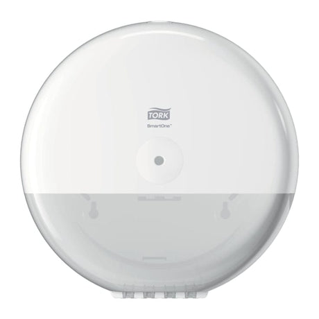 Tork SmartOne Toilettenpapierspender T8 Einzelblattentnahme weiß, Maße (B x H x T): 26,9 x 26,9 x 15,6 cm