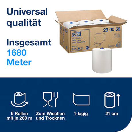 Tork Matic extra langes Universal Rollenhandtuch 290059