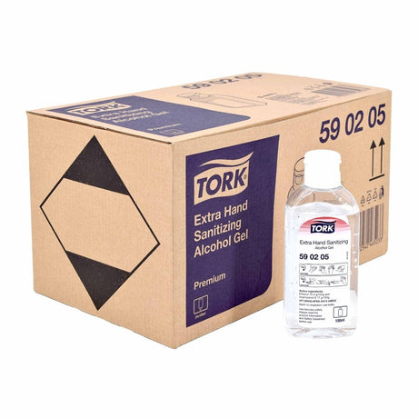 Tork Extra Händedesinfektionsgel 1 Karton = 24 Flaschen à 100 ml