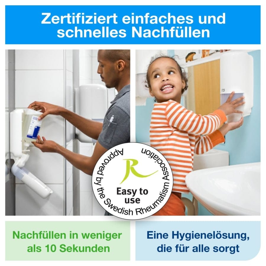 Tork Hair & Body Flüssigseife S1, Hellblau