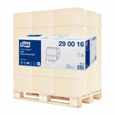 Tork Handtuchrollen Matic Papierrolle QuickDry H1-kompatibel 1 Palette = 28 Karton à 6 Rollen = 168 Rollen