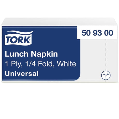 Tork weiße Lunchserviette 1-lagig 33 x 33 cm