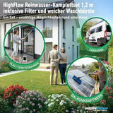UNGER HighFlow Reinwasser Kit, 1,2 Meter – 3-teiliges Set