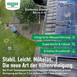 UNGER HighFlow Reinwasser Set, 6 Meter – 4-teiliges Set