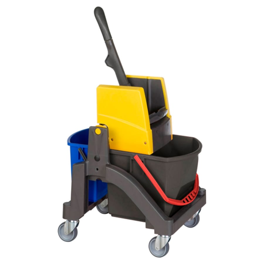 VERMOP Aquva Nasswischwagen, 1 x 17 Liter mit 6-Liter-Eimer
