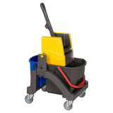 VERMOP Aquva Nasswischwagen, 1 x 17 Liter mit 6-Liter-Eimer