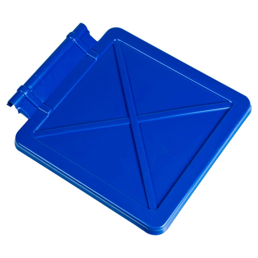 VERMOP Deckel für Papierwagen 1 x 120 Liter, blau