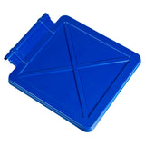VERMOP Deckel für Papierwagen 1 x 120 Liter, blau