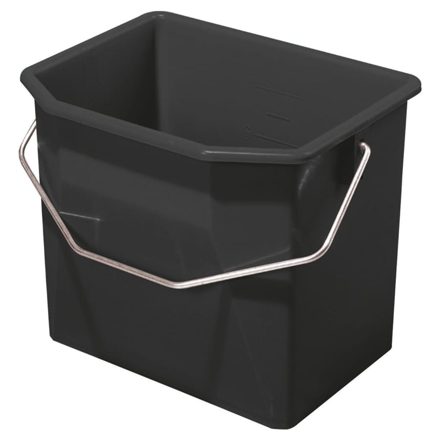 VERMOP Eimer mit Metallbügel, 8 Liter anthrazit