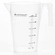 VERMOP Messbecher aus Kunststoff mit Prägeskala 250 ml