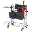 VERMOP Variant 26 Ergo Reinigungswagen, verchromt