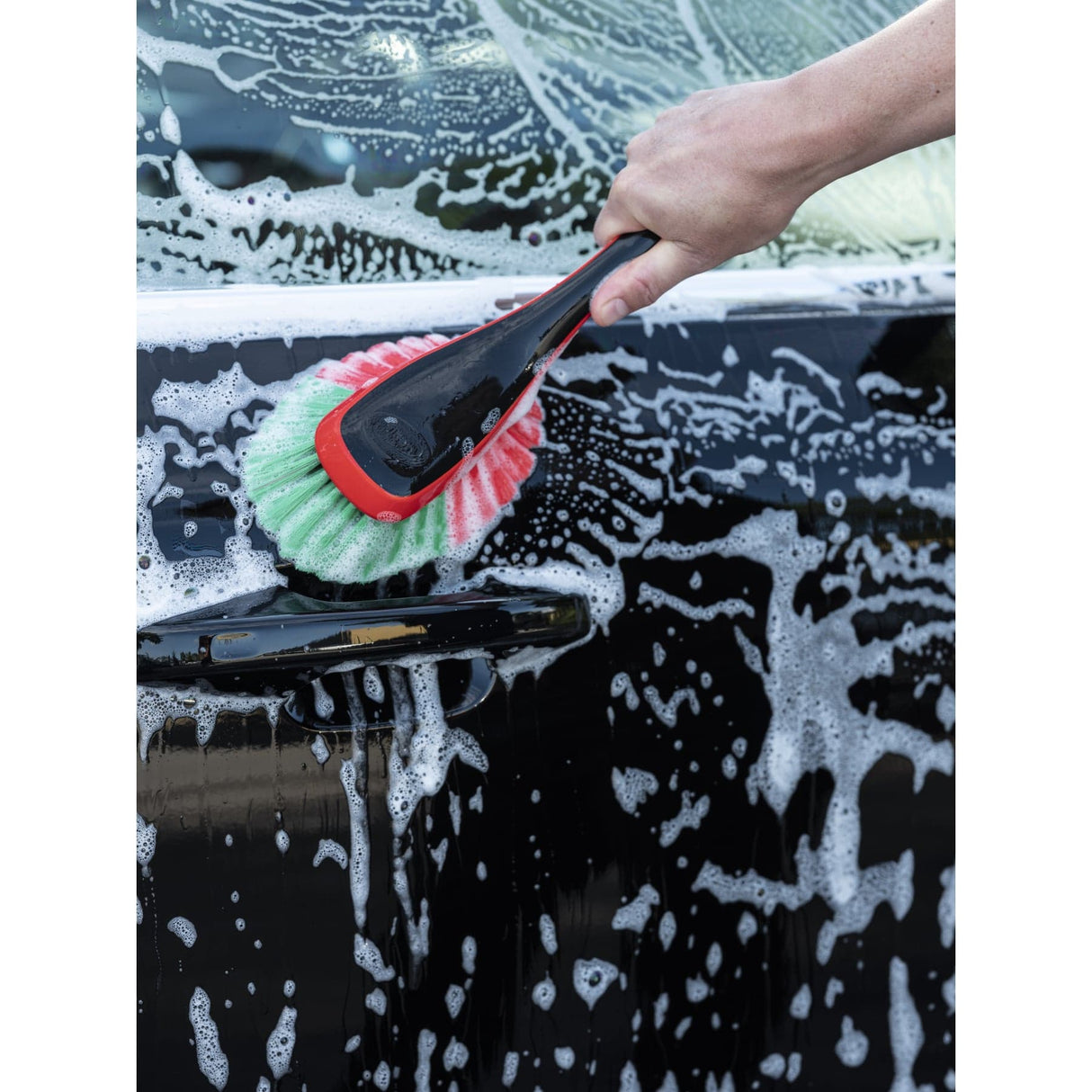 Vikan Autowaschbürste mit Vollgummi-Puffer, 345 mm