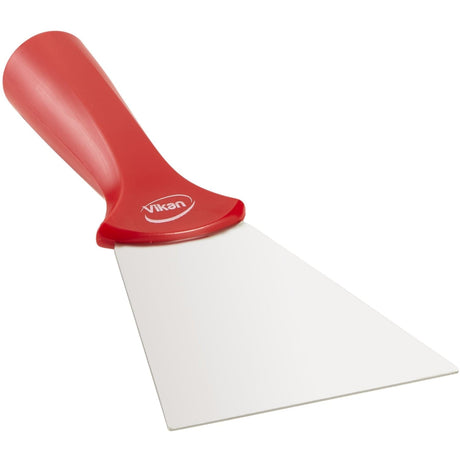 Vikan Handschaber, Stielmodell, 100 mm Rot