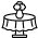 Vikan High-Low Winkelschrubber, 265 mm
