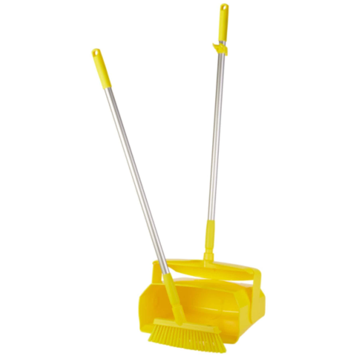 Vikan Kehrschaufel geschlossen 35 cm, Set mit Besen Gelb