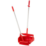 Vikan Kehrschaufel geschlossen 35 cm, Set mit Besen Rot
