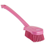 Vikan Langstielige Waschbürste, hart Pink