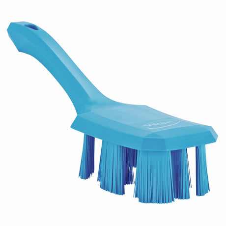 Vikan ULTRA SAFE TECHNOLOGY Handbürste mit kurzem Griff Blau