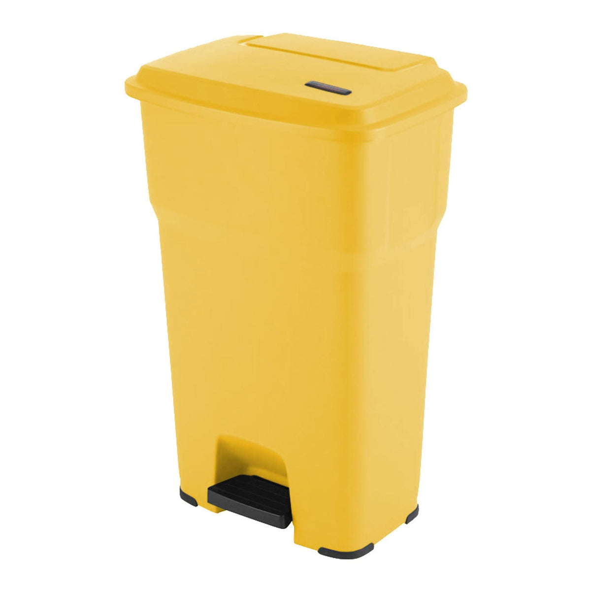 Vileda Abfallbehälter mit Pedal Hera, 60 Liter 60 l, 39 x 39 x 69 cm, Gelb