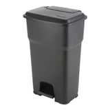 Vileda Abfallbehälter mit Pedal Hera, 60 Liter 60 l, 39 x 39 x 69 cm, Schwarz
