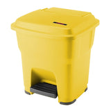 Vileda Abfalleimer Hera mit Pedal, 35 Liter 35 l, 39 x 39 x 44 cm, Gelb